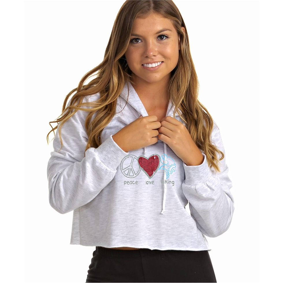 Salisbury Soffe Crop Top Sweatshirt