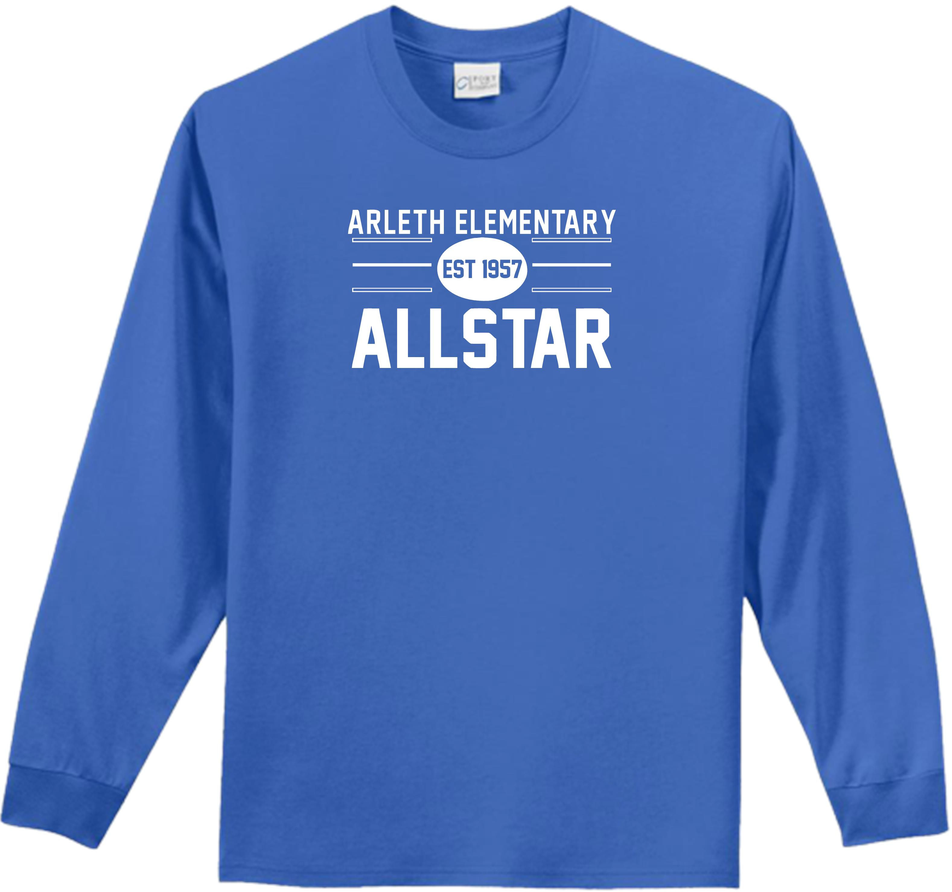 Arleth All Star With Line Logo Long Sleeve T Shirt