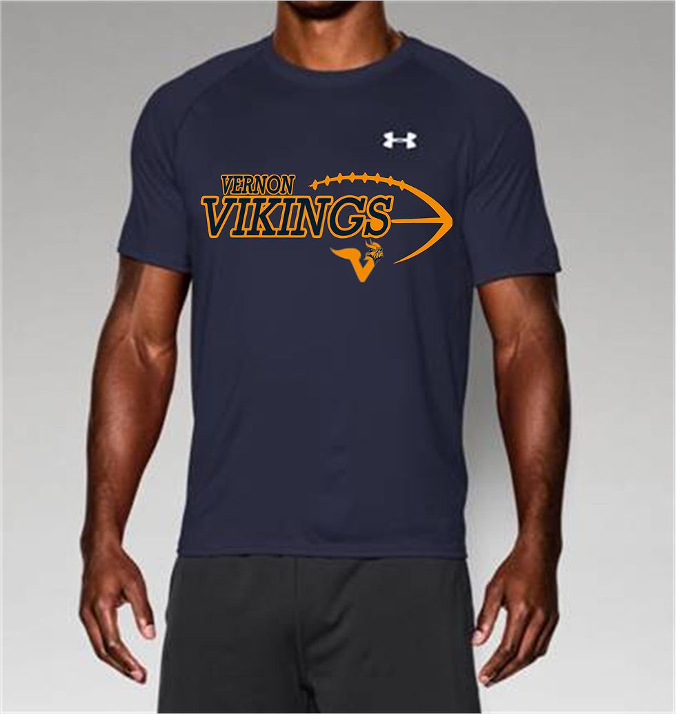 UA Mens Tech Tee w/ 2 Color Logo