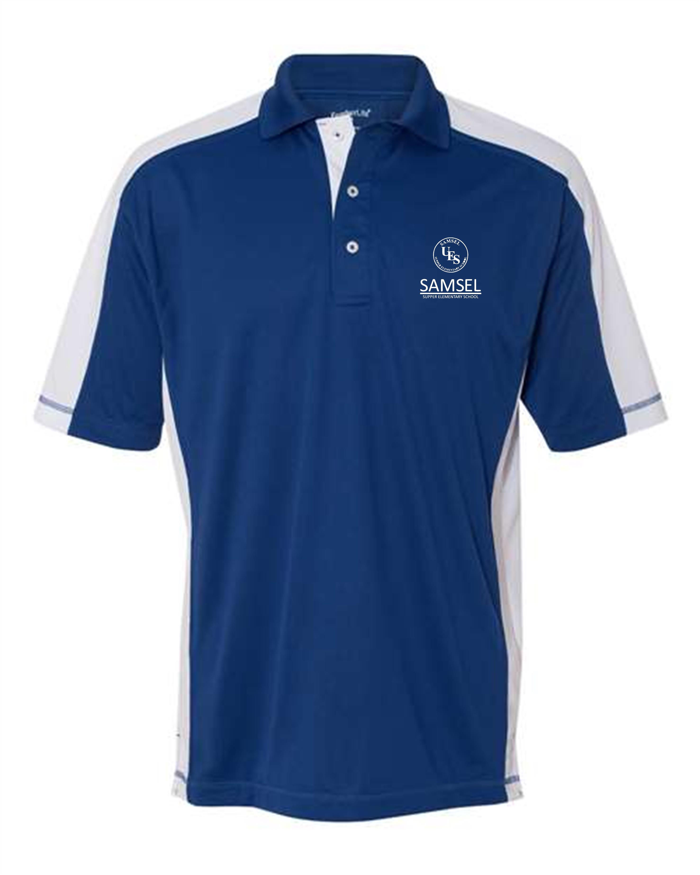 Samsel Sierra Pacific - Colorblocked Moisture Free Mesh Polo - 0465