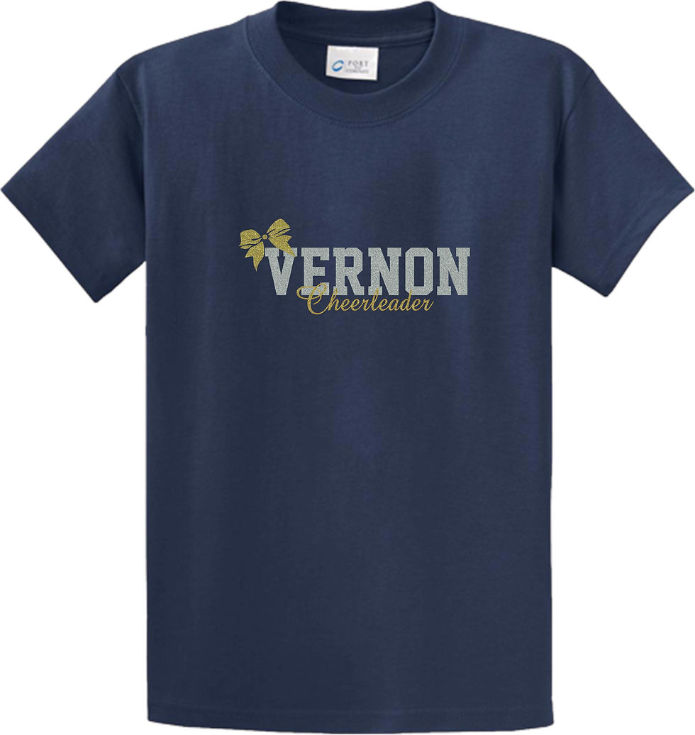 Vernon Cheerleader Glitter T