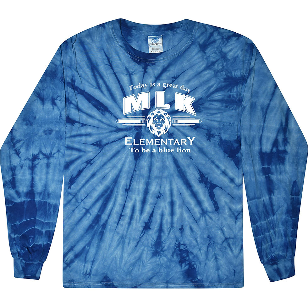 MLK Tie Dye Long Sleeve T