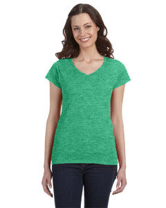 Thumbnail: Kadee's Gildan Softsyle Ladies V Neck T