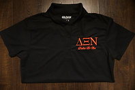 Delta Xi Nu Polo With Letters & Text