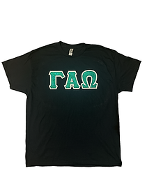 Gamma Alpha Omega Glitter Lettershirt