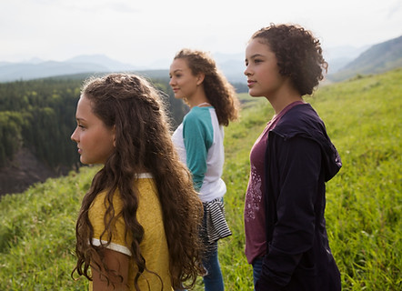 Girls in Nature