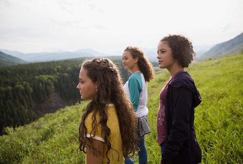 Girls in Nature