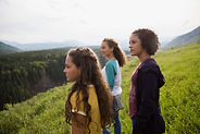 Teenagers in Nature