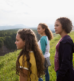 Children enjoying nature