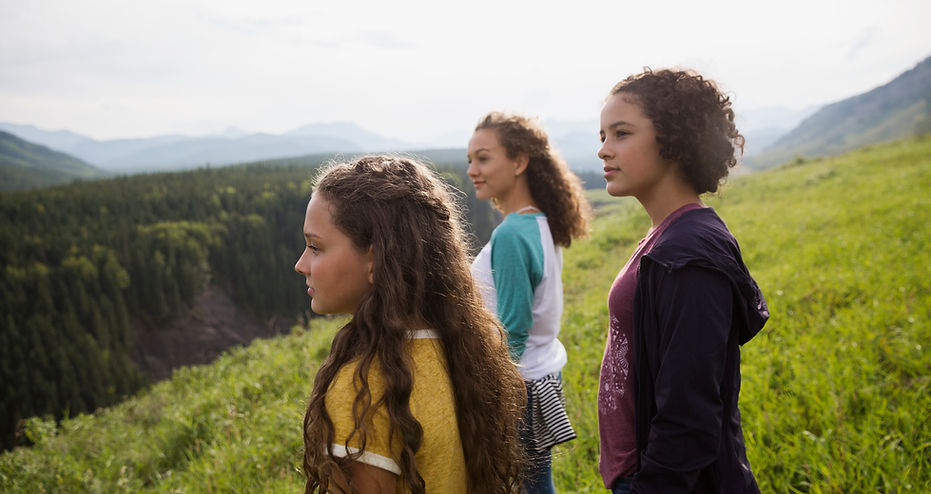 Mädchen in der Natur