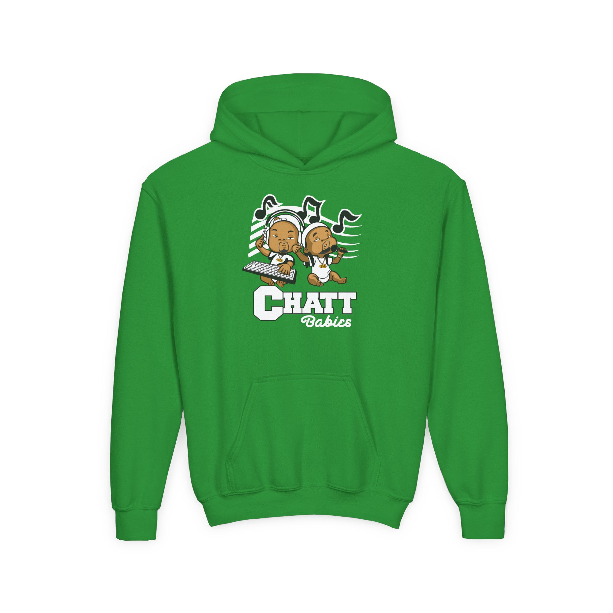 Chatt Babies Youth Green Hoodie