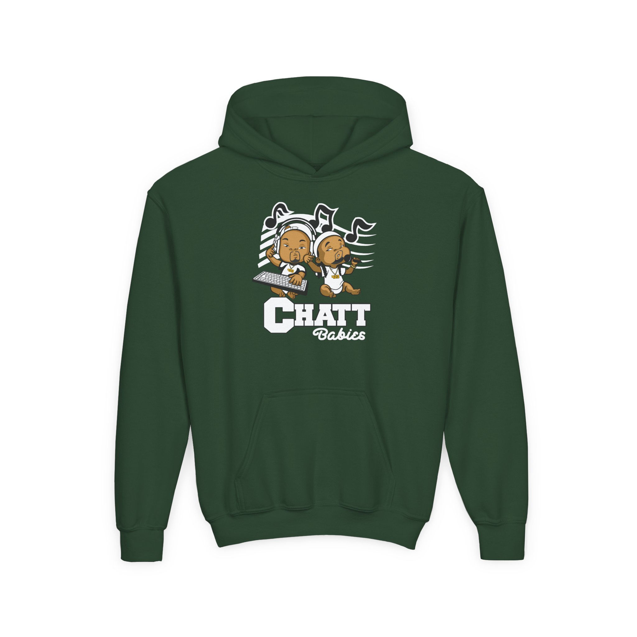 Chatt Babies Youth Forest Green Hoodie