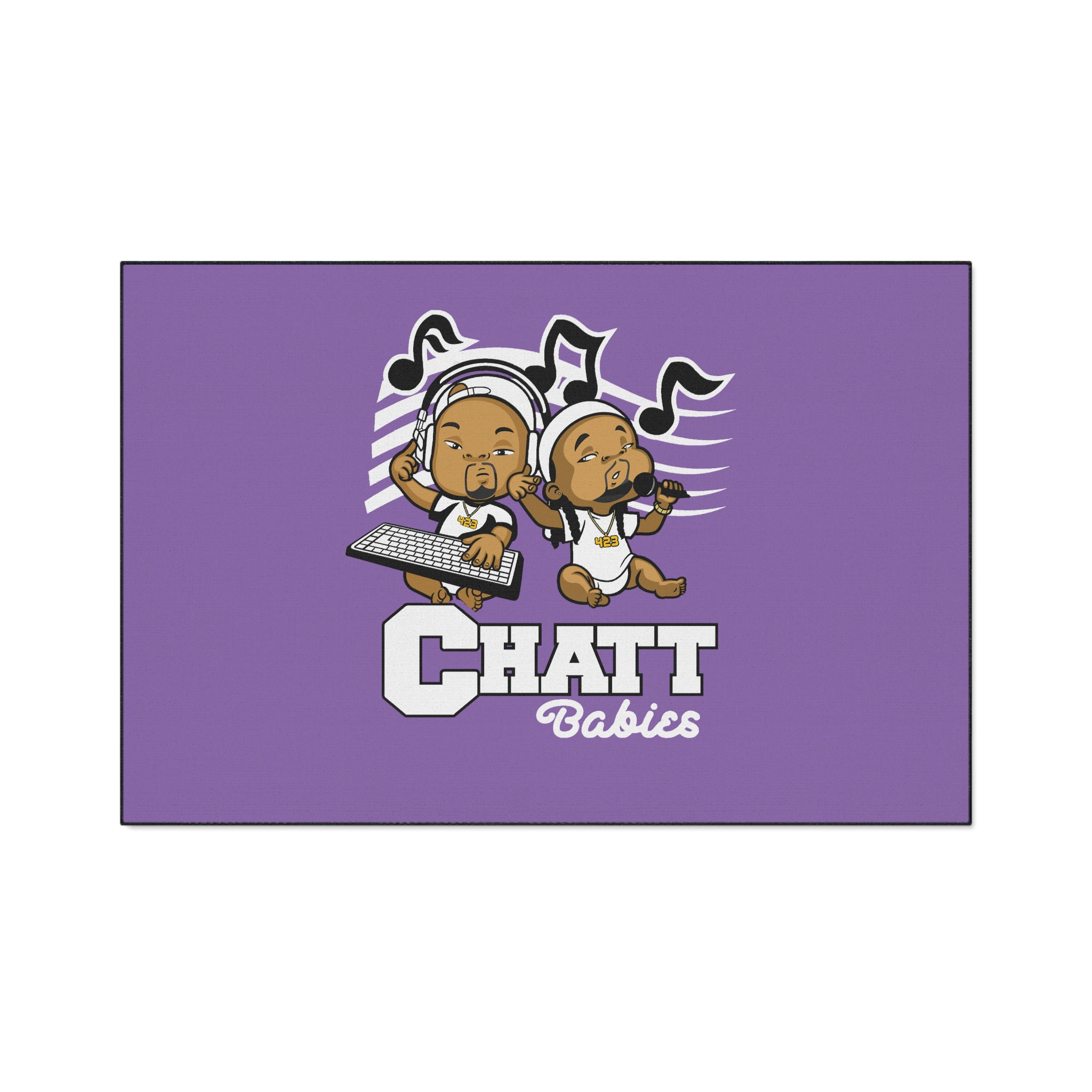 Chatt Babies Light Purple Heavy Duty Floor Mat