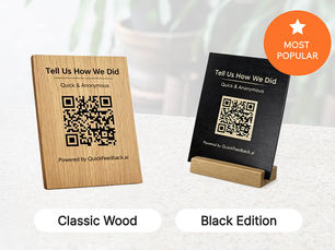 free QR Freedback Sign Wood