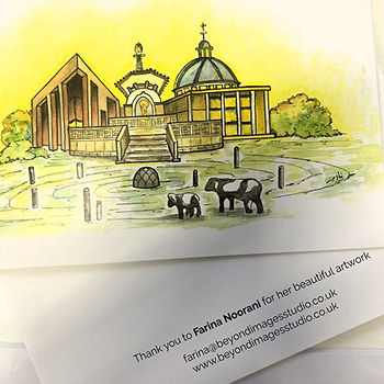 Celebrating Unity and Light: An image of the Holiday Card for Milton Keynes by Farina Noorani