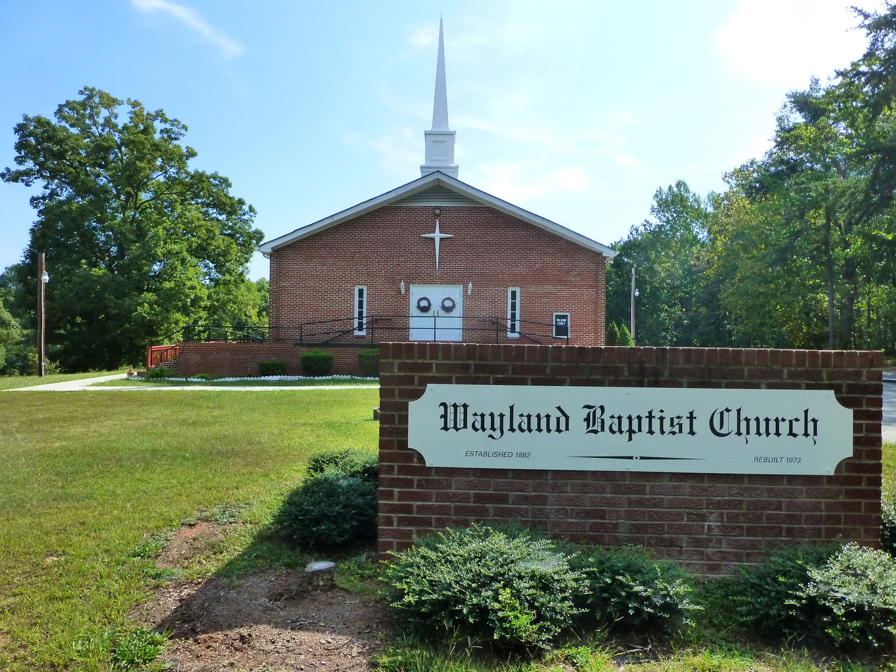 Wayland Baptist Church cover