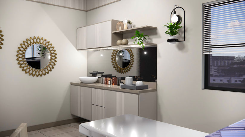 Laser hair Removal Therapy Room