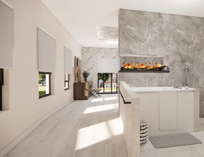 Open Plan Bathroom