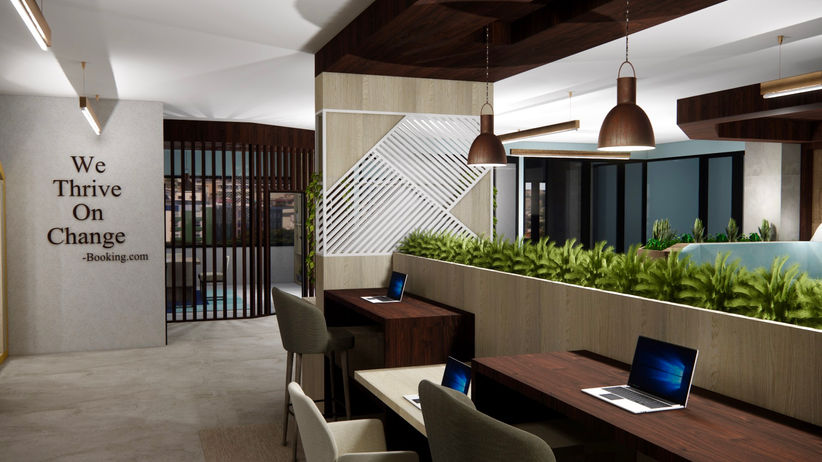 Open Plan Work Station