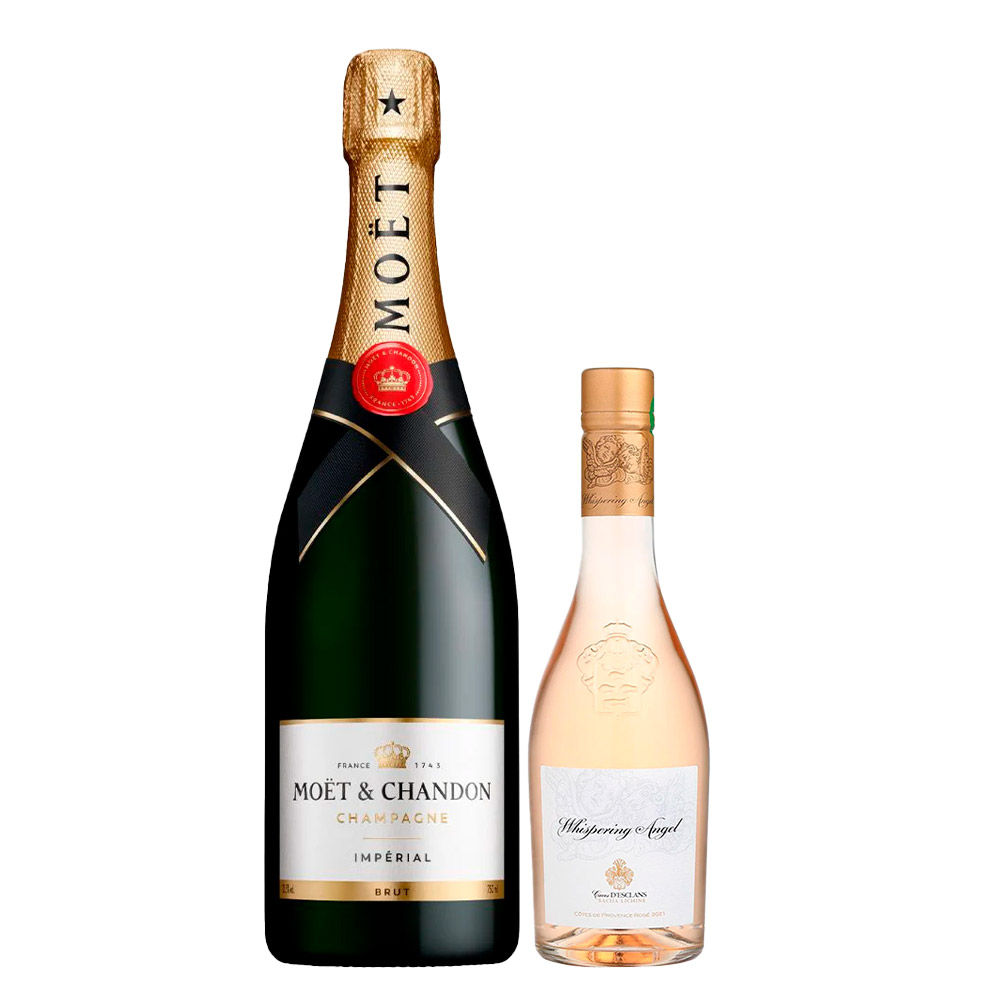 Champagne Moët &  Chandon Impérial Brut 750 ml +  Whispering Angel