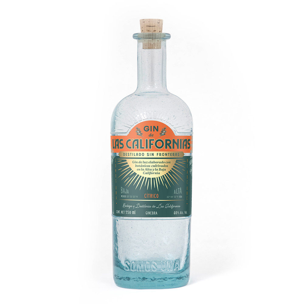 Ginebra De Las Californias Cítrico 750ml