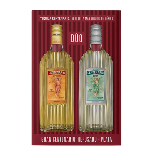 Duo Tequila Gran Centenario Reposado 700 ml + Plata 700 ml consuvino