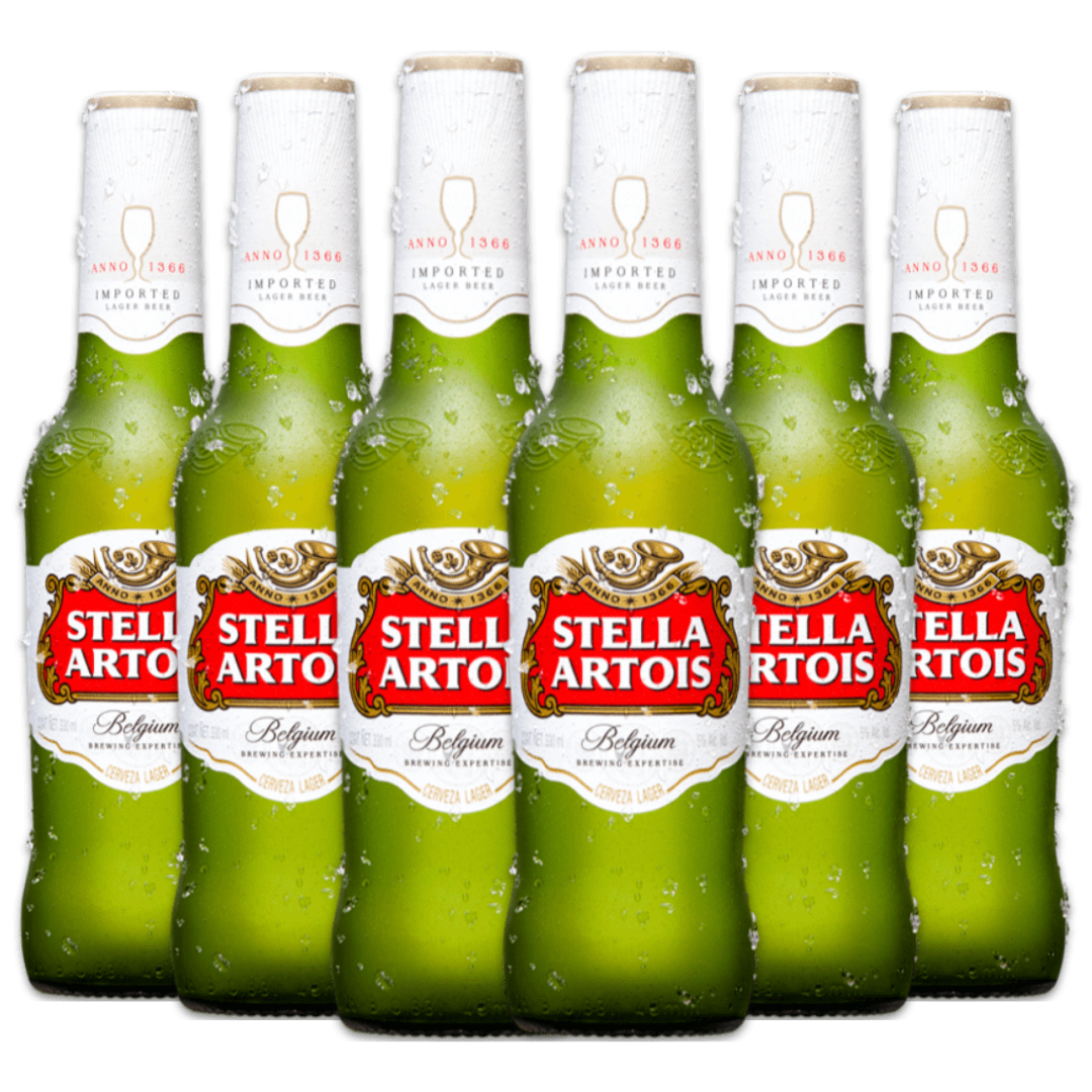 6 Pack Cervezas Stella Artois 330ml
