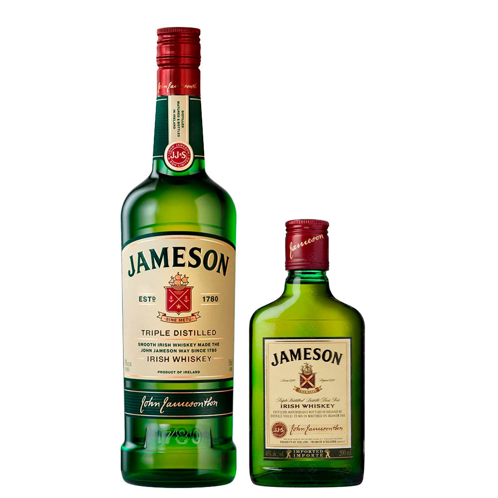 Whisky John Jameson 700ml Con Jameson 200ml