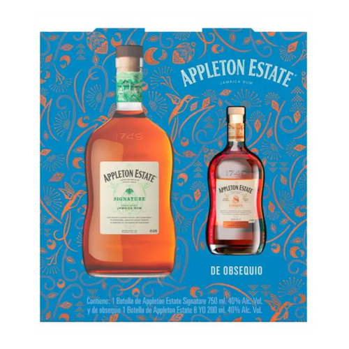 Ron Appleton Estate Signature 750ml + Appleton Estate 8Y 200ml consuvino