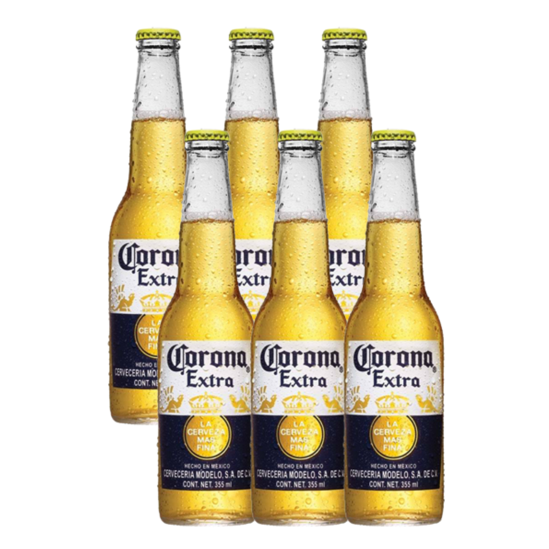 Kit 6 Cervezas Corona Extra 355ml