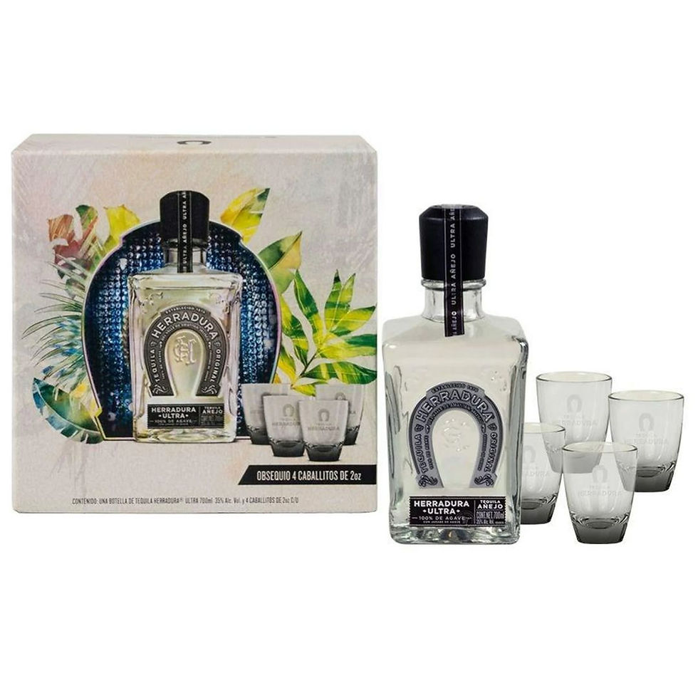 Tequila Herradura Ultra 700ml + 4 Caballitos De Regalo consuvino