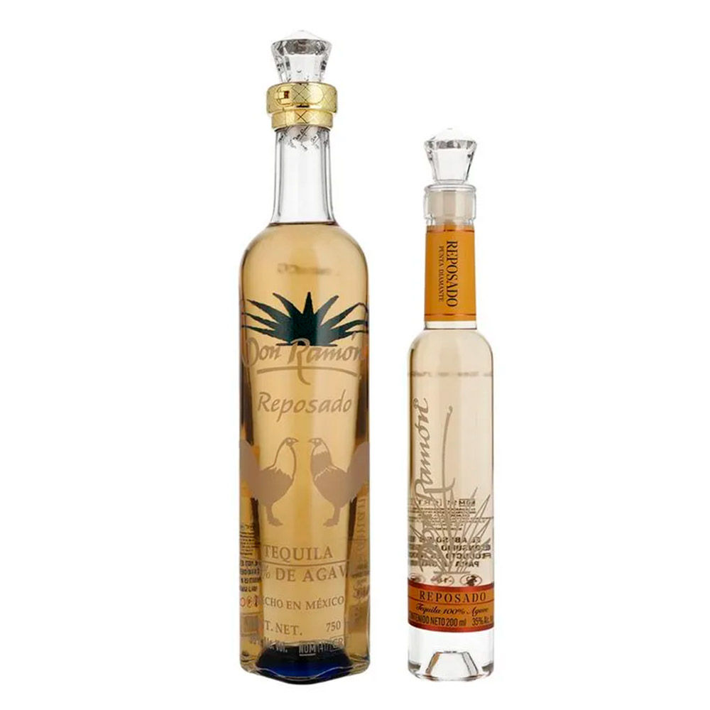 Don Ramón Reposado Punta Diamante 750ml Con Don Ramón Reposado  200ml