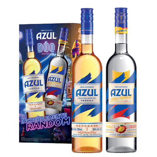 Tequila Gran Centenario Azul Reposado 700 ml + Baby Mango 700 ml consuvino