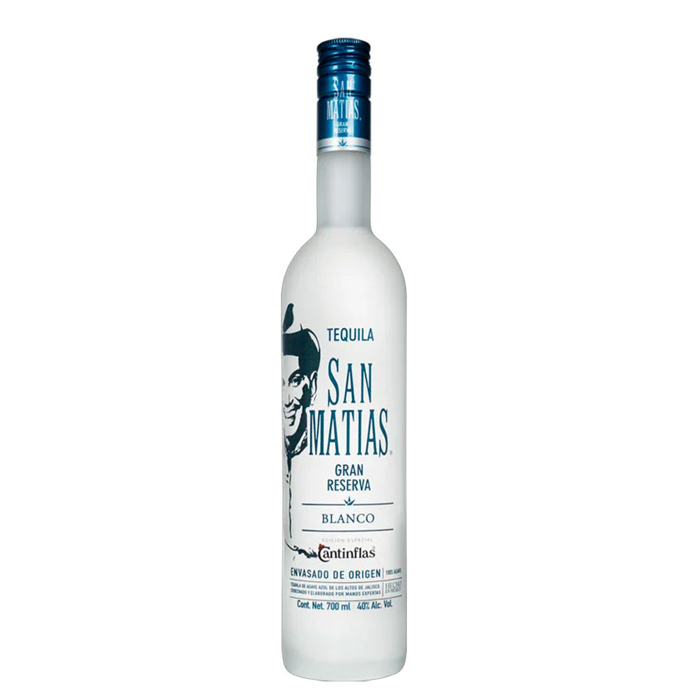 TequilaSan Matías Gran Reserva Blanco 700ml Edición Cantinflas