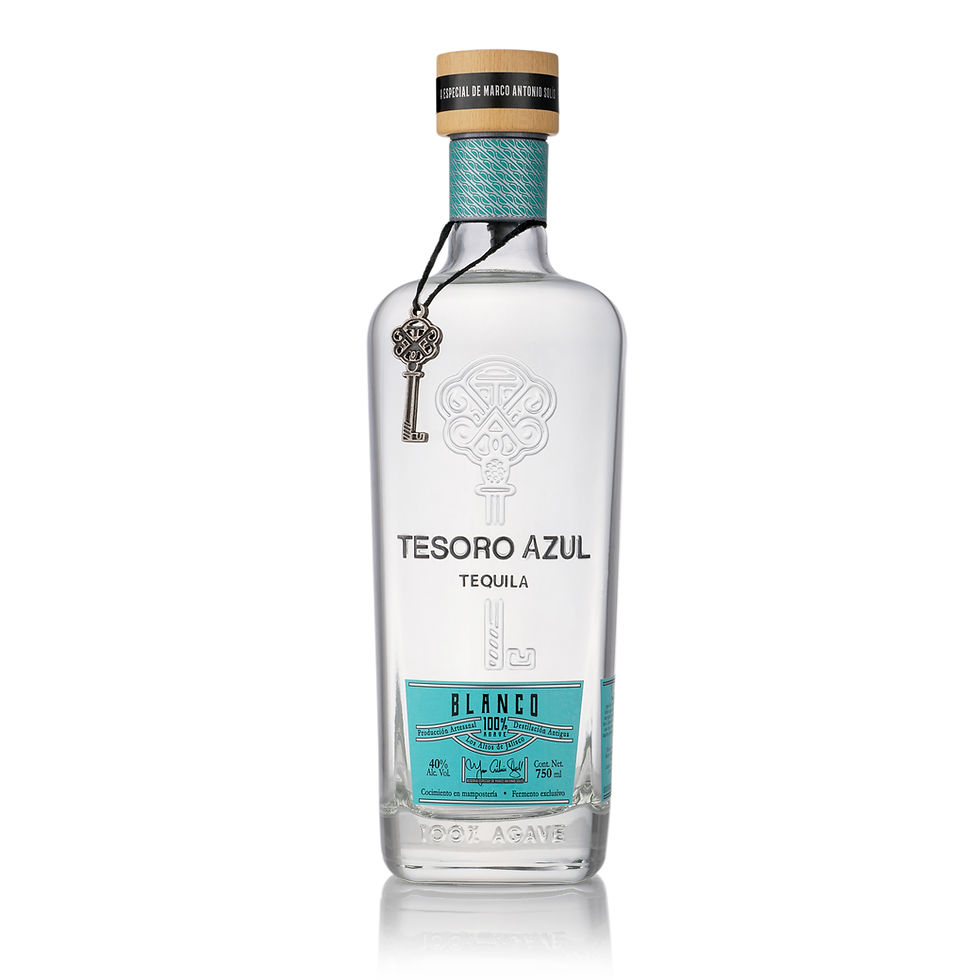 Tequila Tesoro Azul Blanco Marco Antonio Solís 750ml consuvino