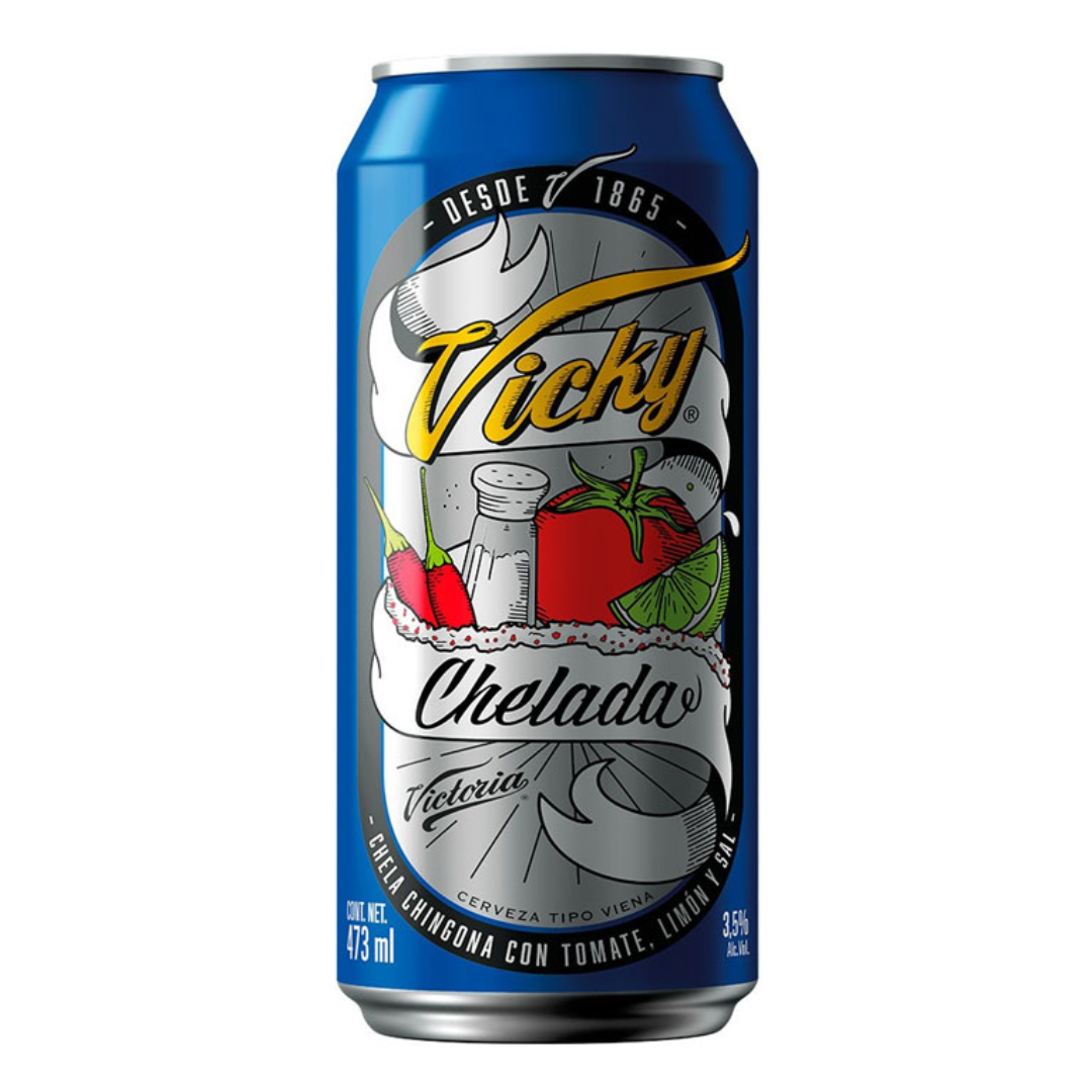 Cerveza Victoria Vicky Chelada 473ml