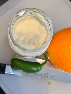 Orange-Habanero Jalapeño Aioli