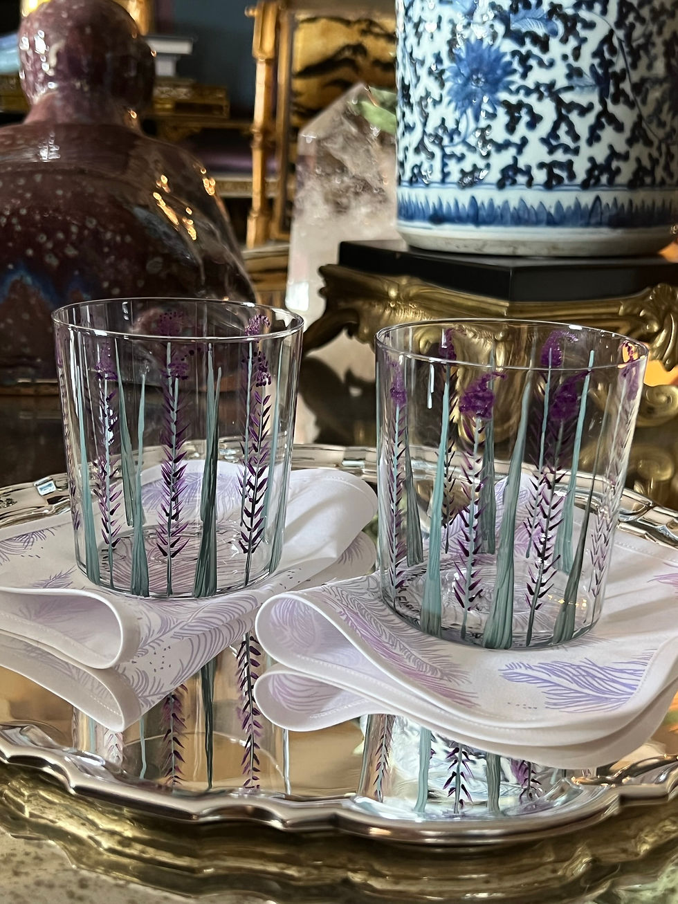 Thumbnail: Hand Painted Glasses