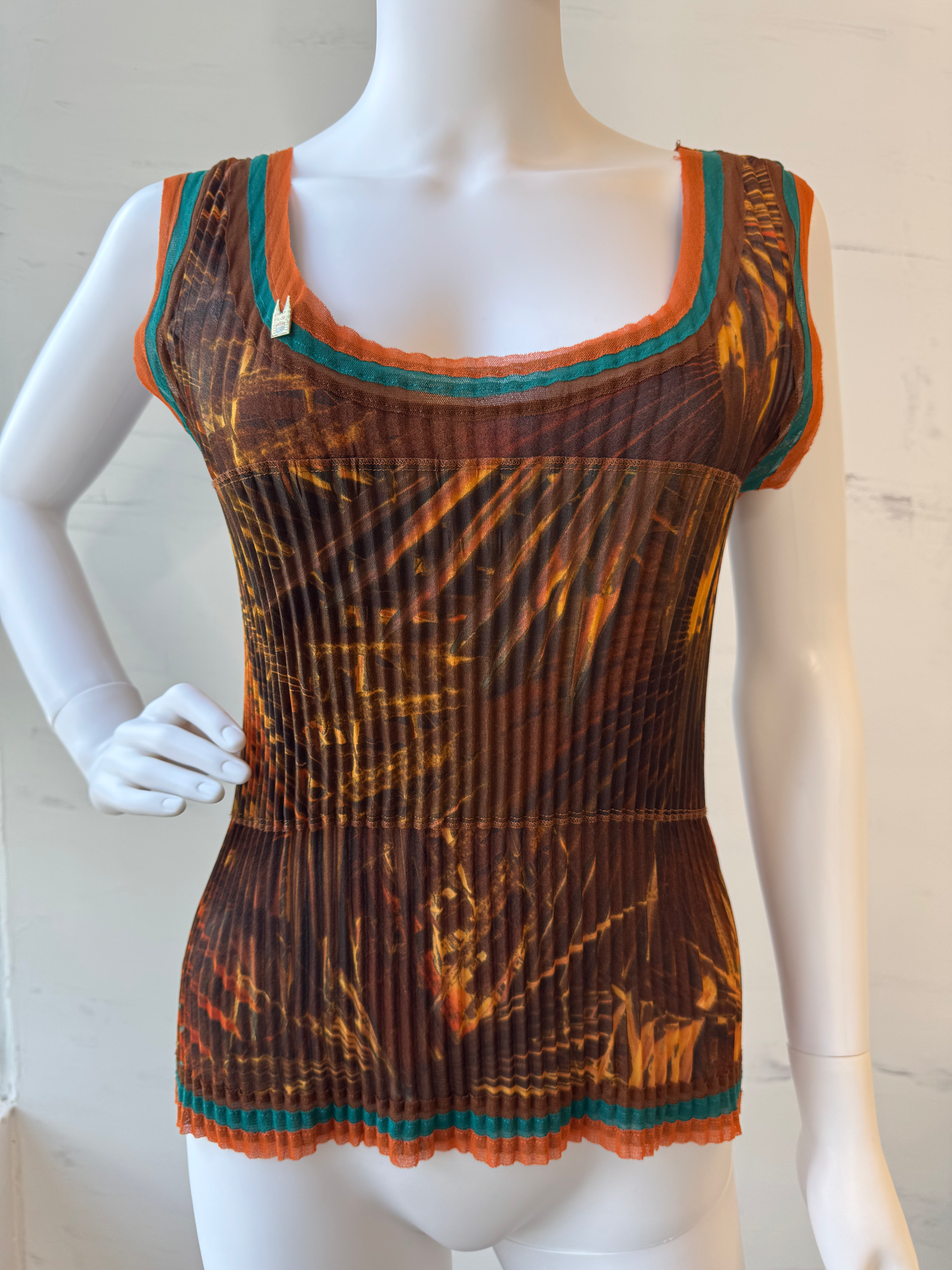 Jean Paul Gaultier Palm Print Tank