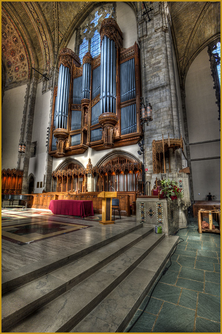 Organ Pipes at Rockefeller Chapel