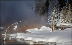 Steamy  Snowscape