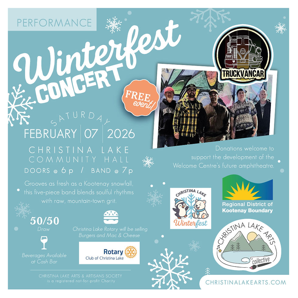 WINTERFEST FREE CONCERT ~ TRUCKVANCAR