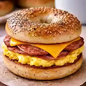 Pork Roll, Egg and Cheese Sandwich