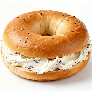 Bagel with flavored Cream Cheese