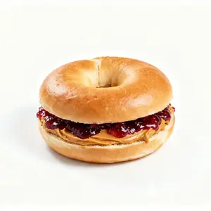 Bagel with PB & J