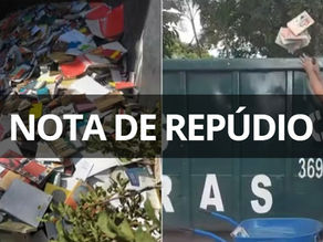 Livros serem jogados no lixo é inaceitável... Osasco se tornou vergonha!