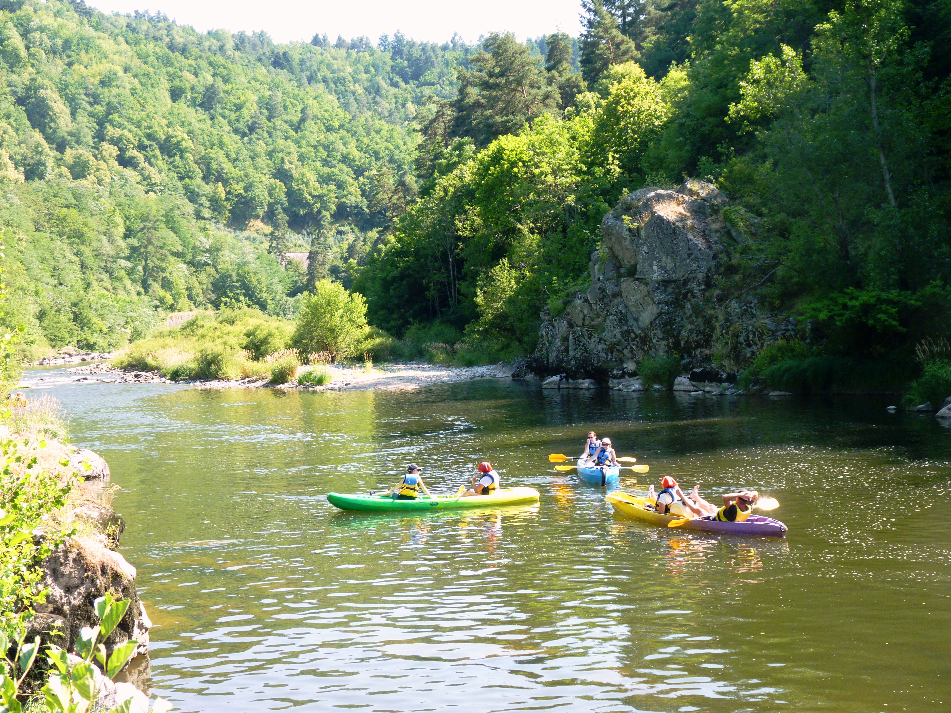 canoë sur la Loire sauvage