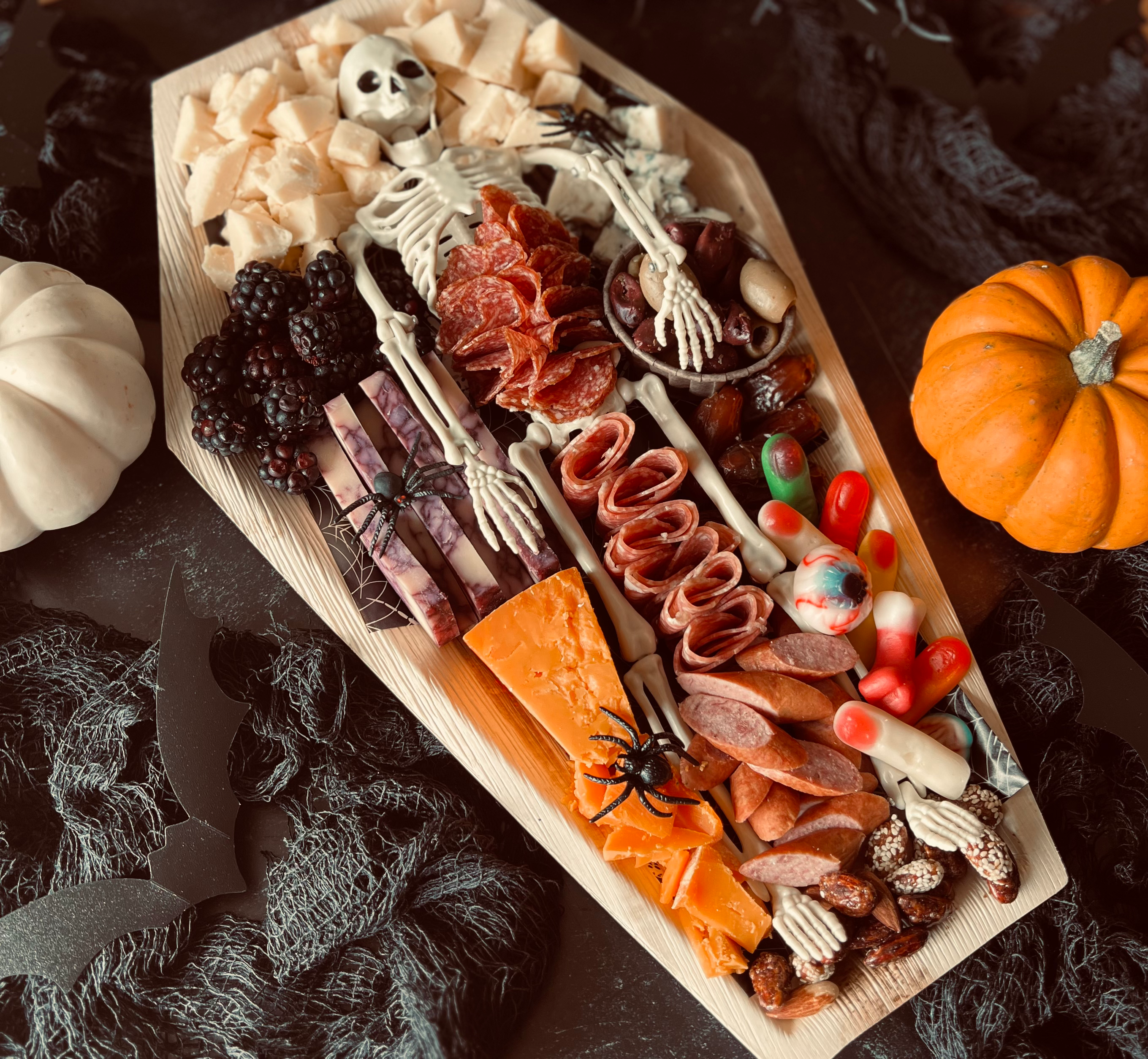 Arranged Food and Objects