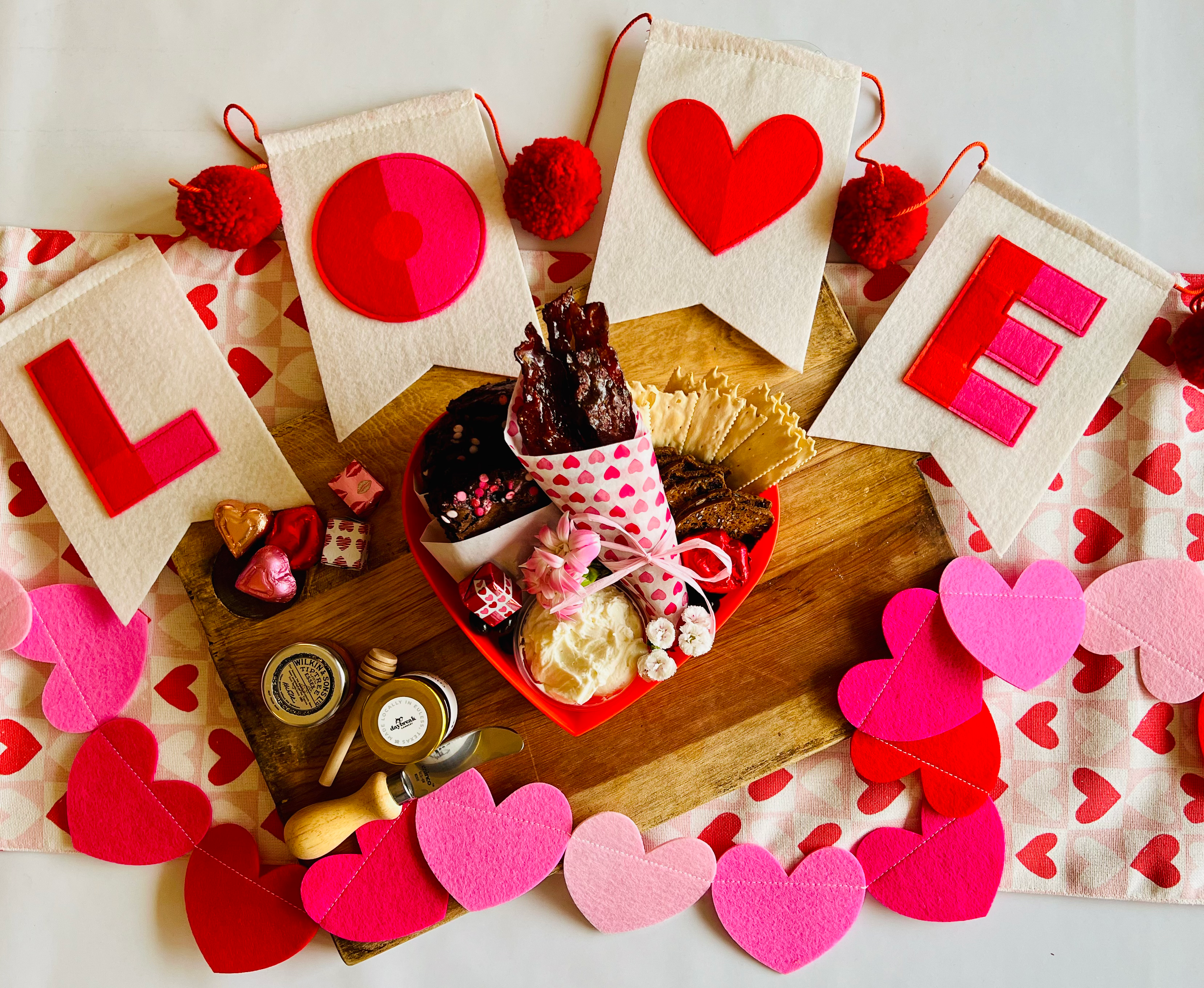 Arranged Food and Objects