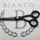 Thumbnail: BI-085C Bianco Custom 7" Black Powder Coat Hairdressing Shear